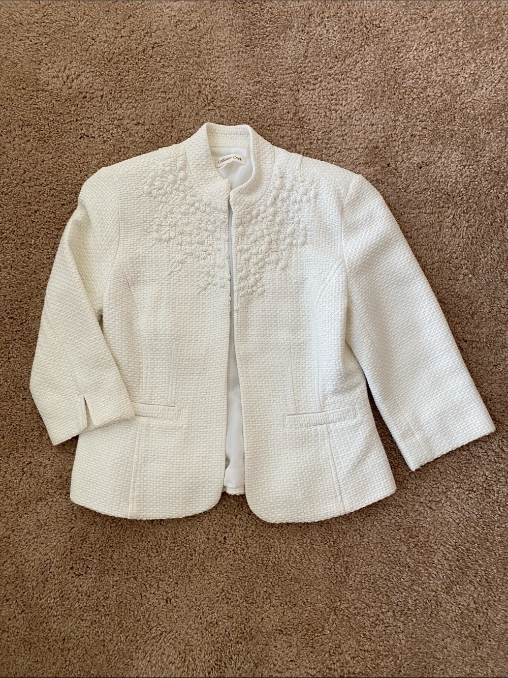 Coldwater Creek Embroidered Jacket